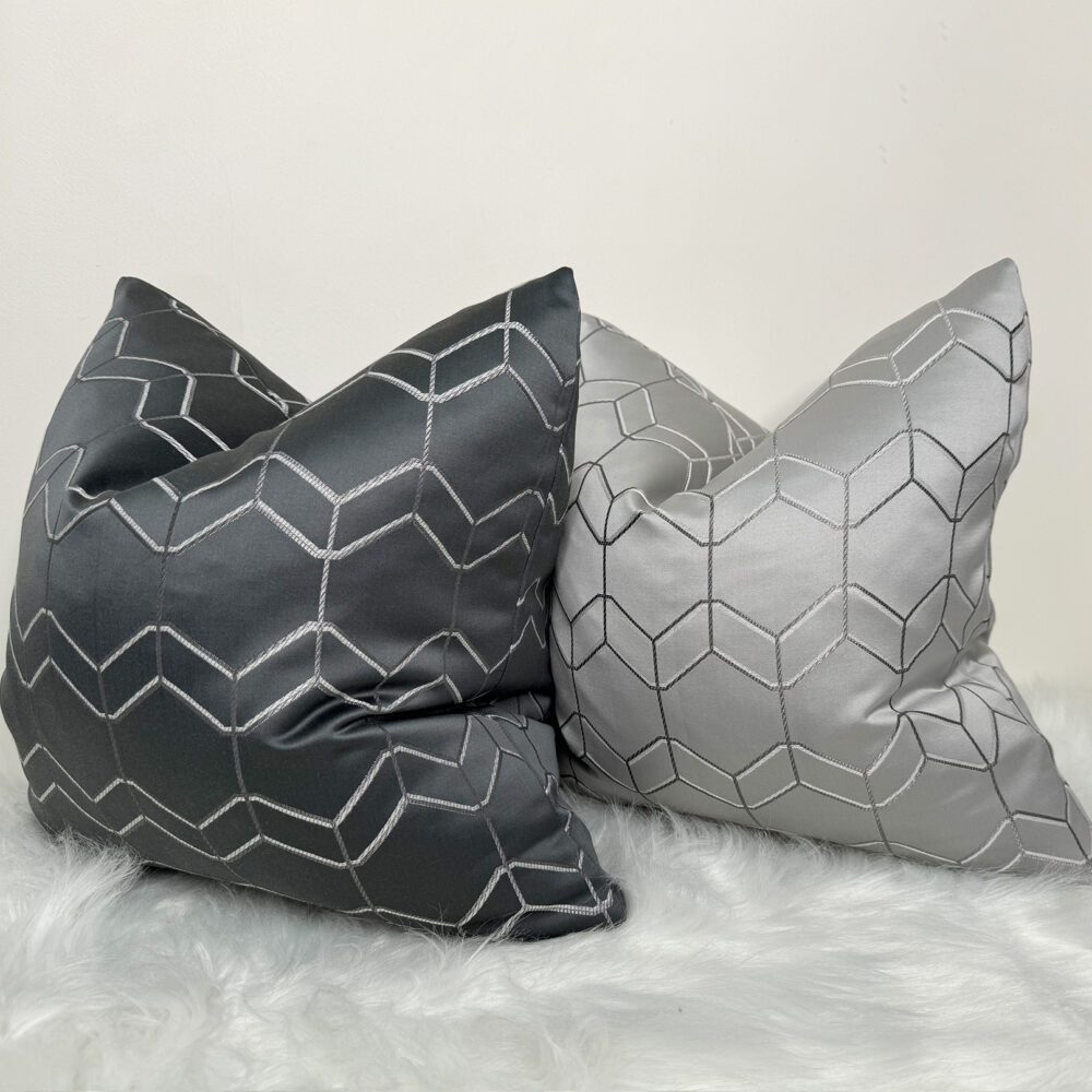 FILLMORE SATIN FABRIC - STEEL - Image 6