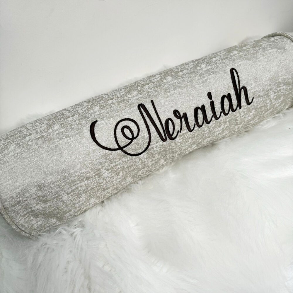 PERSONALISED NAME BOLSTER