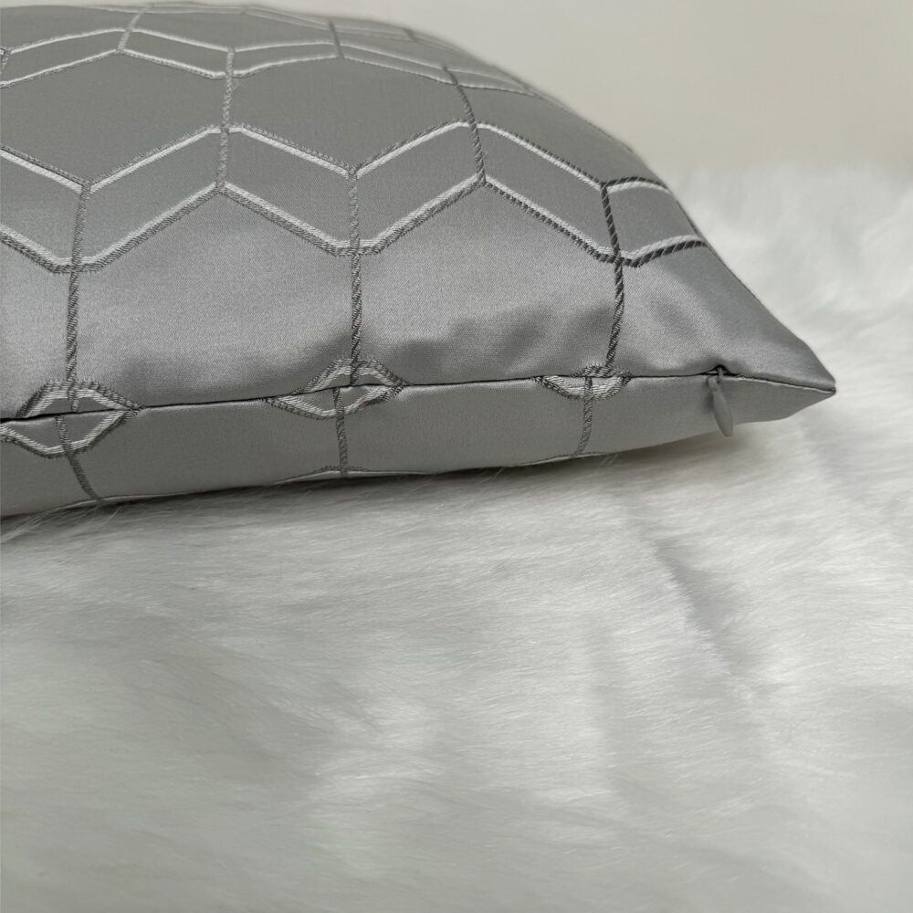 FILLMORE SATIN FABRIC-SILVER - Image 5