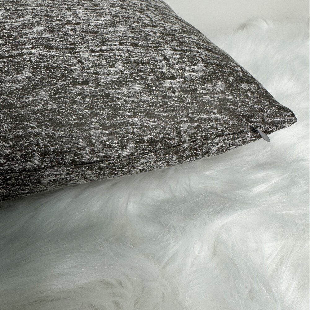 SAMPLE - JOHN LEWIS TEXTURED SATIN FABRIC  IN SMOKE - Image 5