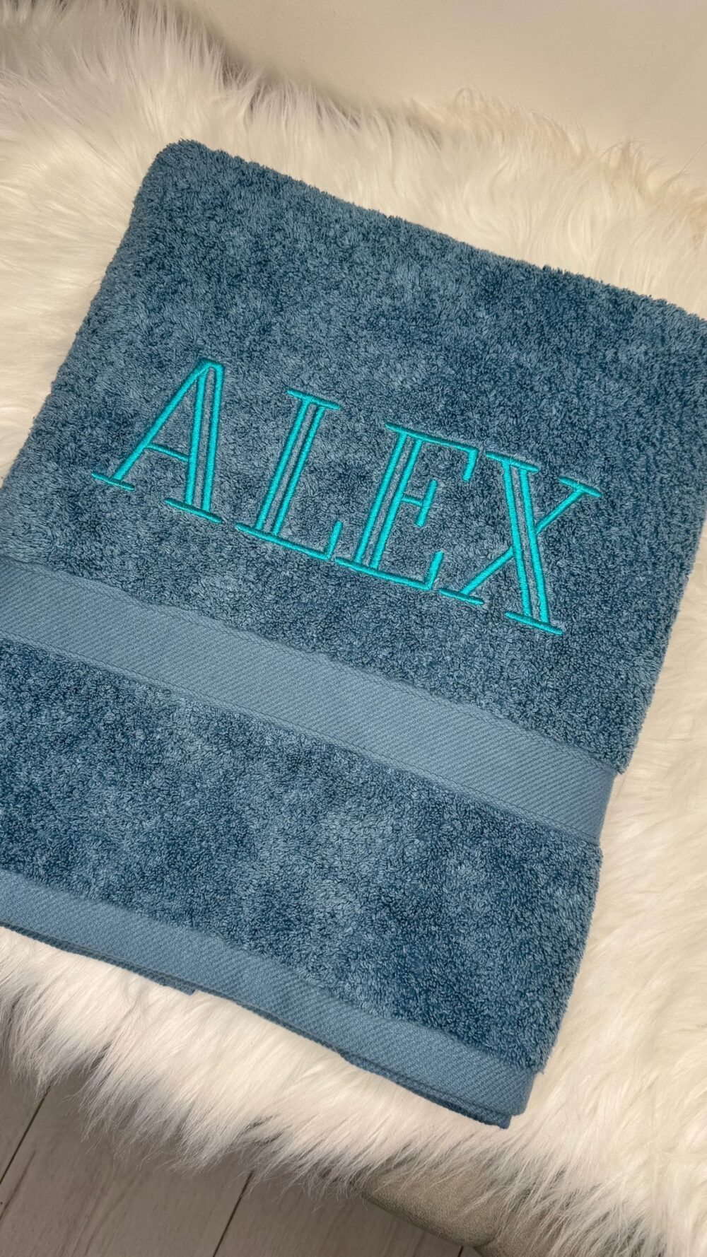 NAME EMBROIDERED TOWEL