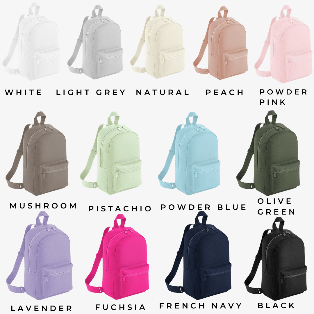 Personalized Kids Embroidered Backpack: Floral Initial School Bag - Image 5