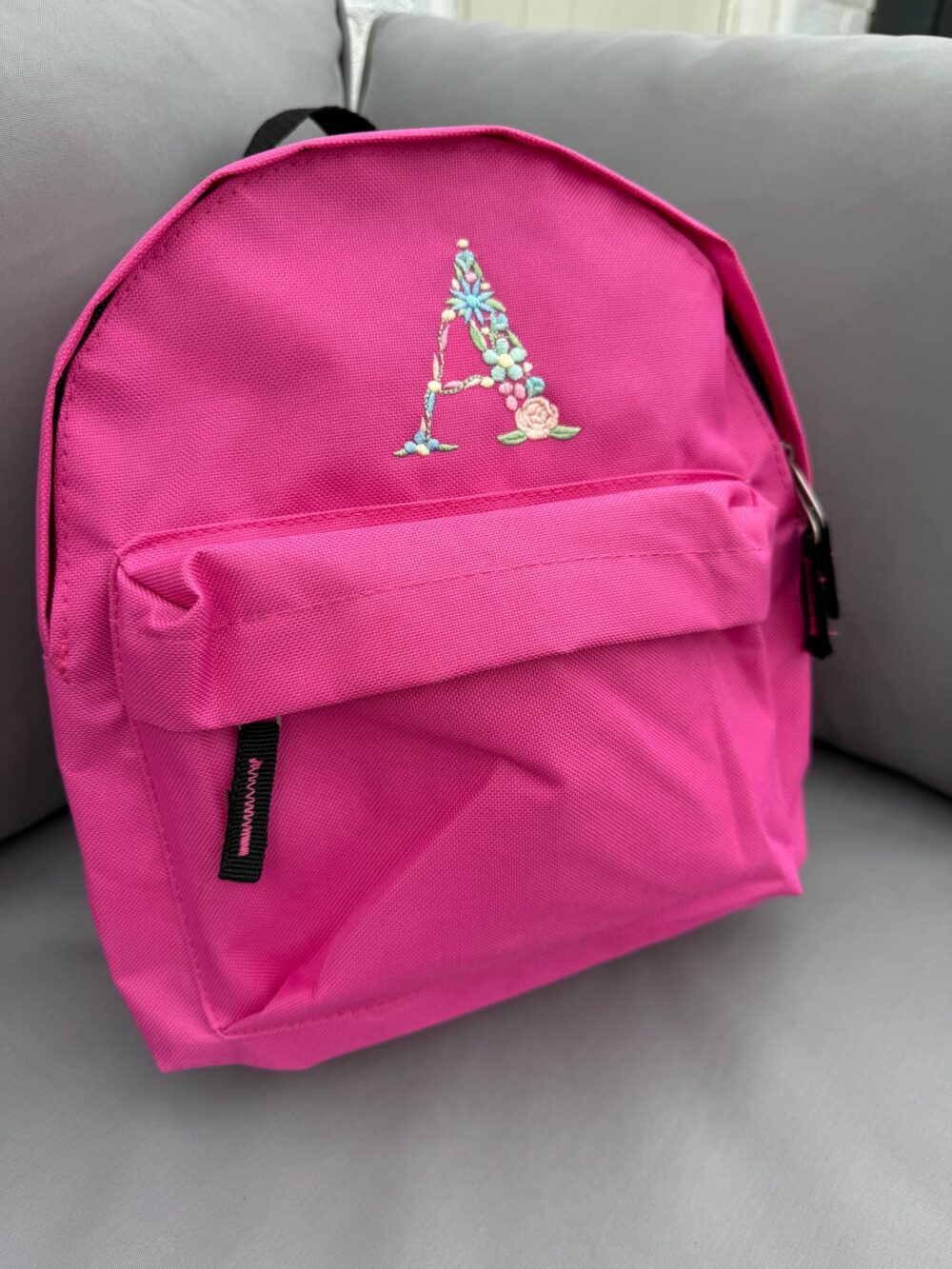 Personalized Toddler Backpack with Embroidered Initial – Kids School Bag, Custom Nursery Rucksack, Gift for Boys & Girls - Image 3